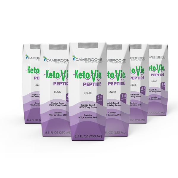 Ketovie Peptide 4:1 Con Proteínas Hidrolizadas 250 ml x 6 bricks